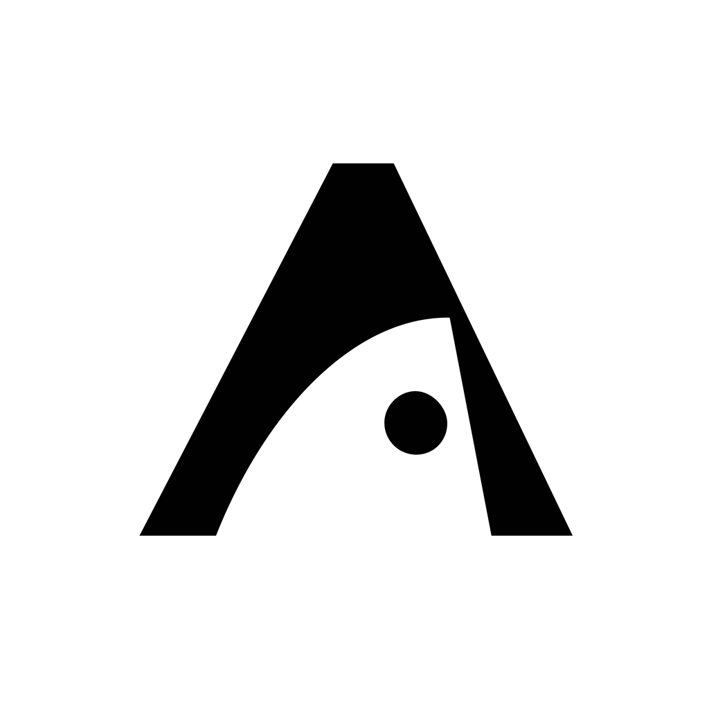 Logo, black on white